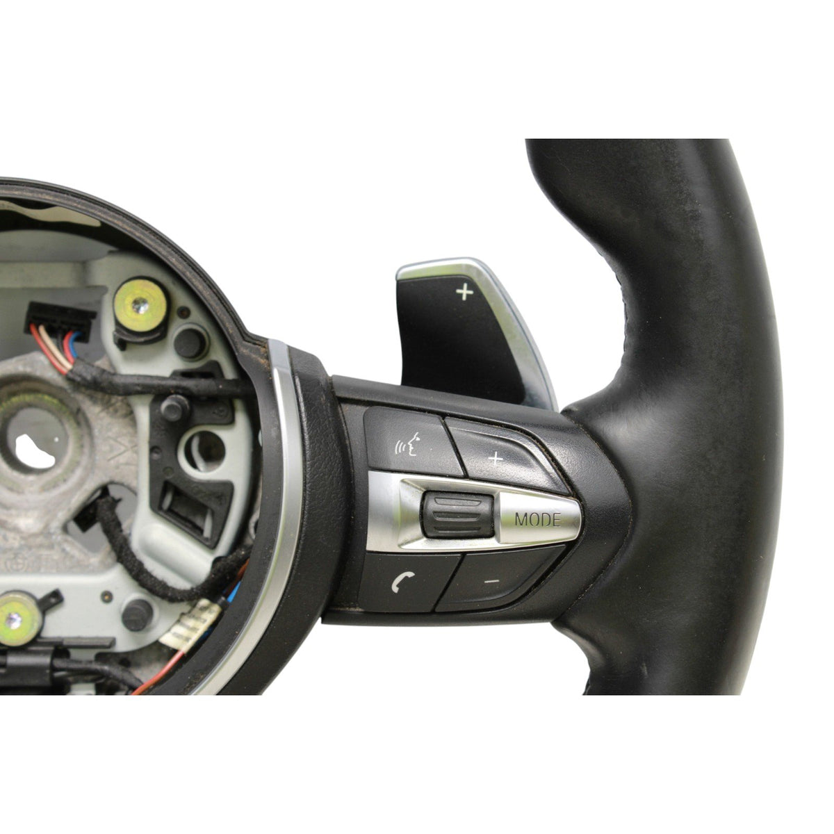OEM BMW F23 F30 F32 F36 Steering Wheel Heated M Sport Black Leather w/Shifters