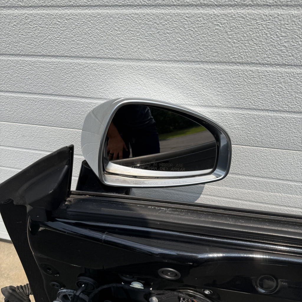 08-15 Audi 8J TT TTS Door Shell Right Passenger Side Black W Mirror 8J0831052A