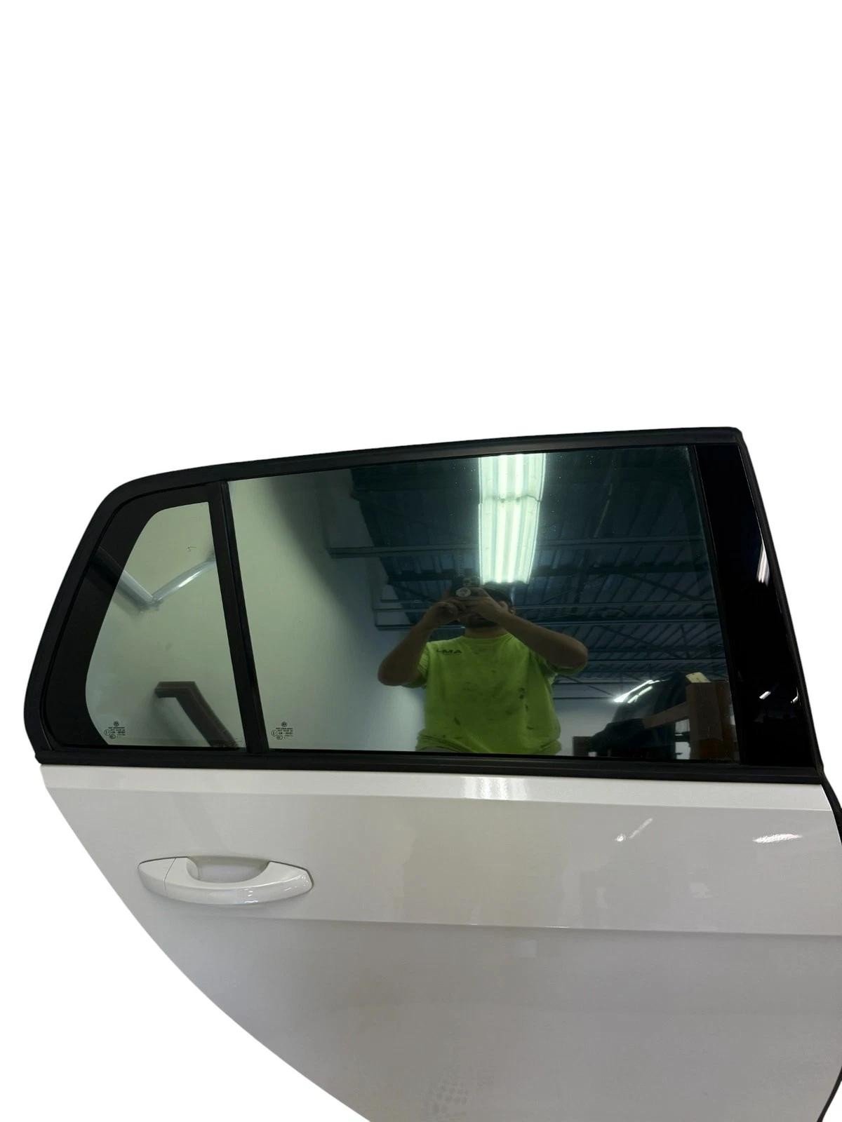 MK7 VW GTI GOLF R REAR RIGHT DOOR SHELL PASSENGER PURE WHITE OEM 2015-2021