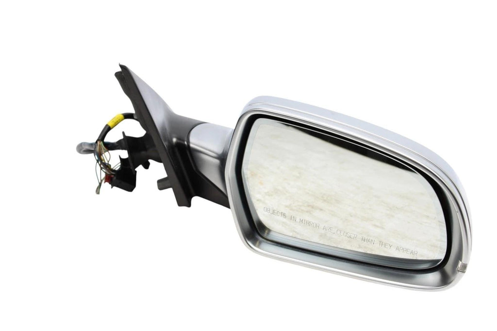 09-16 AUDI B8 S4 A4 FRONT RIGHT SIDE DOOR MIRROR ALUMINUM AUTOFOLD/BLIND SPOT