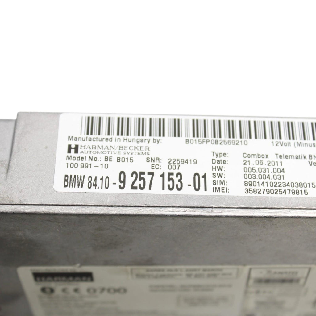 BMW F06 F10 F13 F25 F30 Combox Telematics Communication Bluetooth Module 9257153