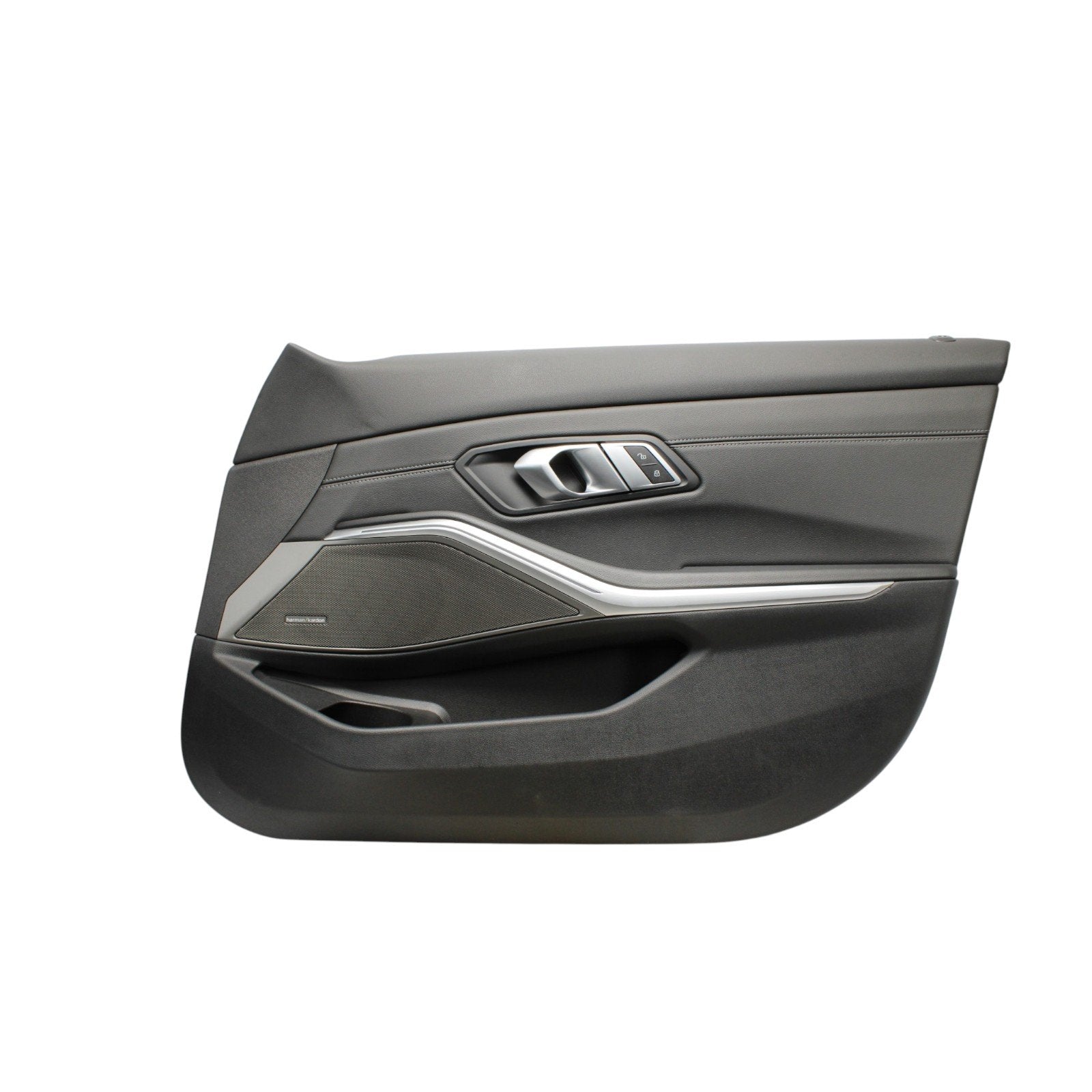 2020-2025 BMW M340i G20 Front Right Interior Door Panel Trim Black Black