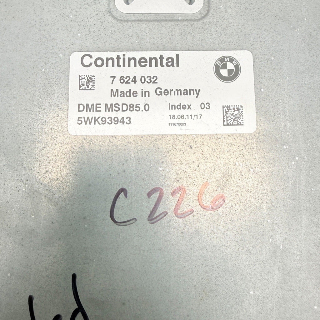 09-13 BMW 550i 650i 750i N63 DME Engine Computer Control Module OEM
