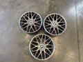 19x8.5 ET+35 Rotiform RSE R141 Silver 5x112 Set of 3 *USED See Pictures*