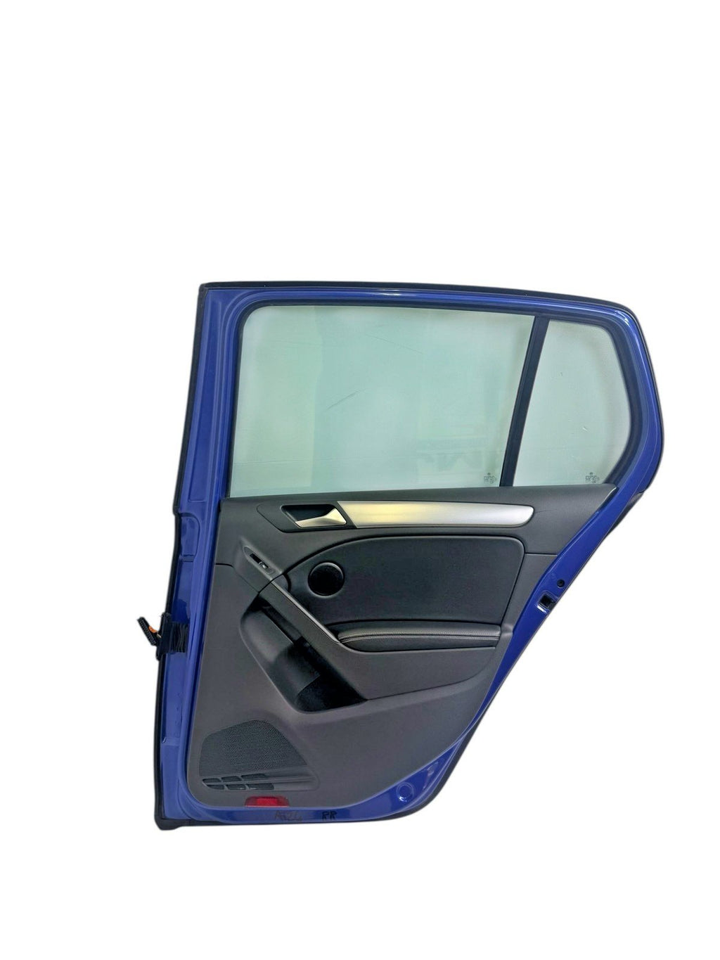 2010 - 2014 VOLKSWAGEN GOLF R GTI RIGHT REAR DOOR ASSEMBLY BLUE METALLIC LR5Z