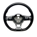 2018-2021 MK7 VW GTI Black Leather Steering Wheel Manual Trans MK7.5 Genuine