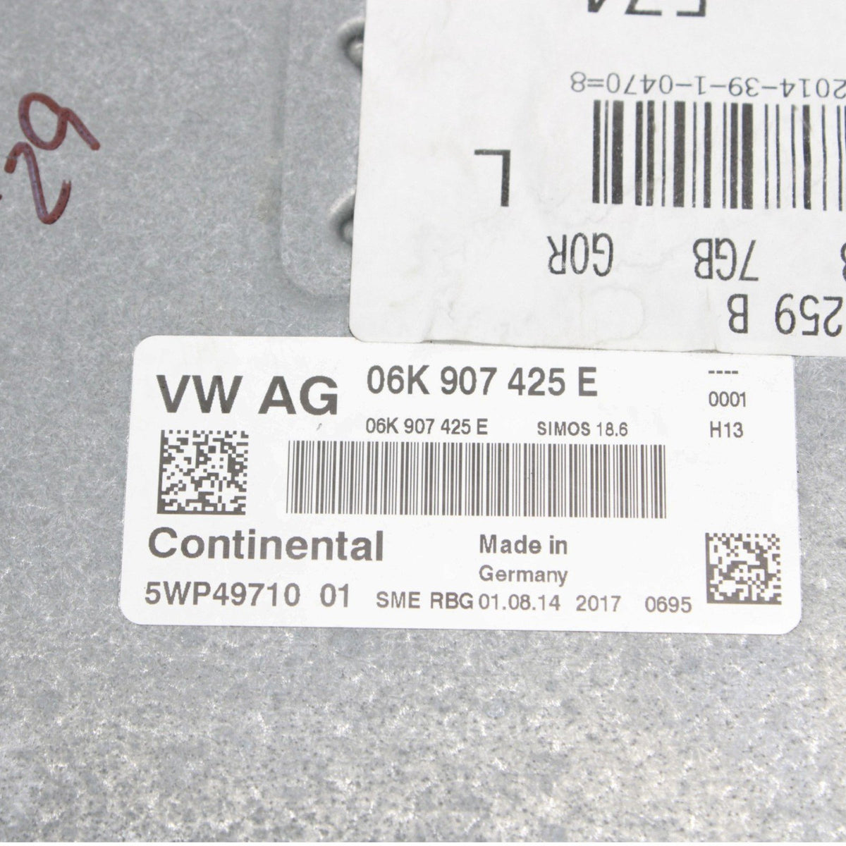 15-20 Audi Volkswagen S3 Golf R 2.0 Engine Computer ECU ECM OEM 06K907425E