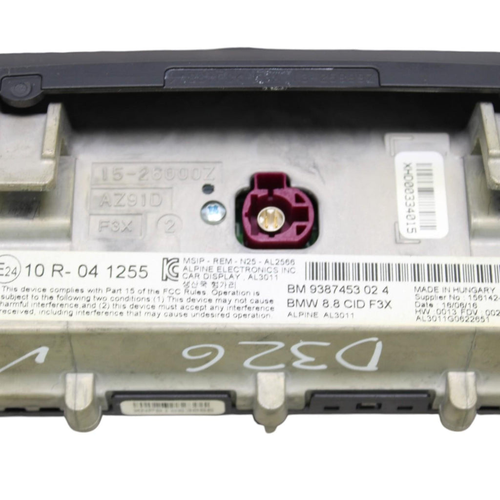 OEM BMW F80 F82 F83 M3 M4 Navigation Display Monitor Information Screen NBT L7