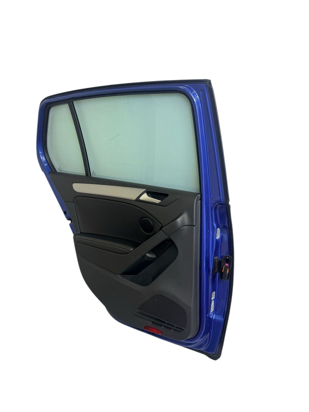 2010 - 2014 VOLKSWAGEN GOLF R GTI LEFT REAR DOOR ASSEMBLY BLUE METALLIC LR5Z
