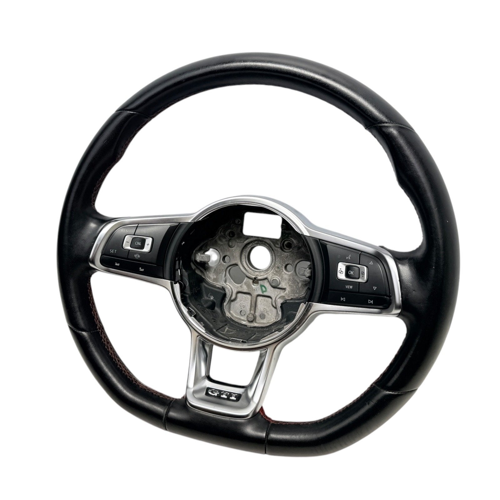 2018-2021 MK7 VW GTI Black Leather Steering Wheel Manual Trans MK7.5 Genuine