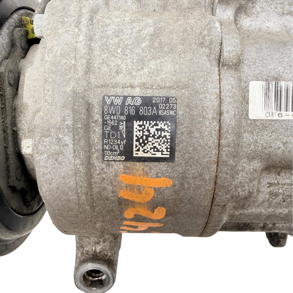 2017-2021 Audi S4 S5 SQ5 AC Air Conditioning Compressor 3.0L 8W0816803A