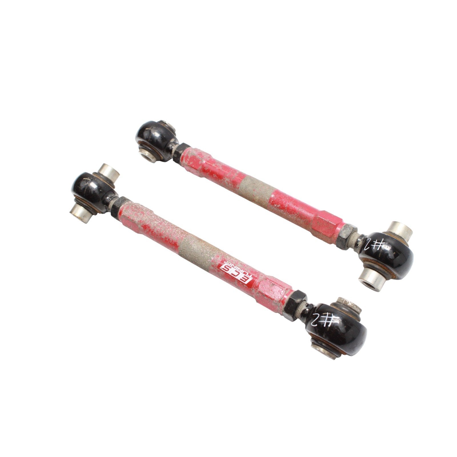2015-2020 Audi S3 VW Golf R ECS Tuning Adjustable Rear Toe Arm Set *has wear*
