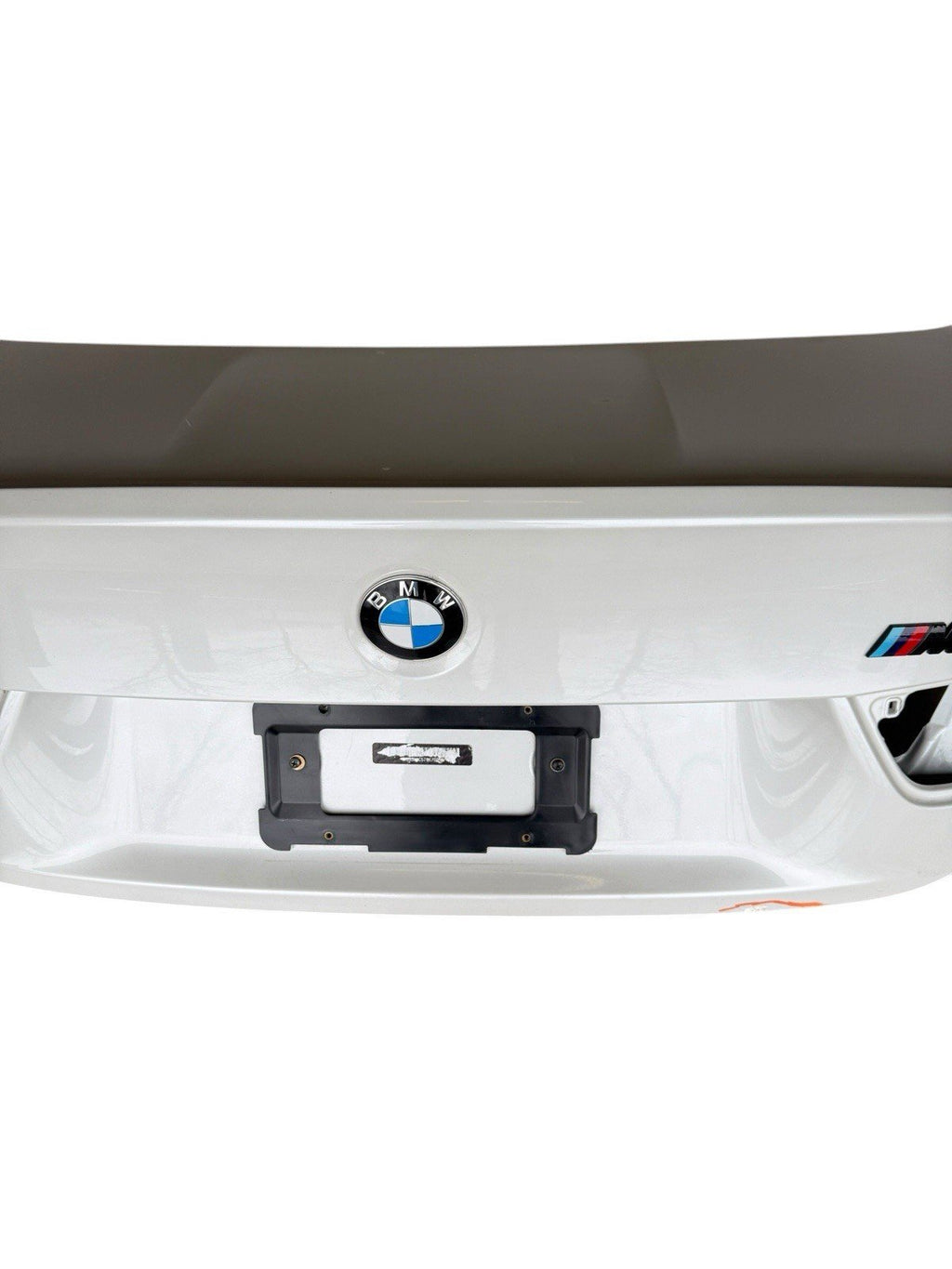 2015-2020 BMW M4 Coupe Rear Trunk Lid Hatch Cover Panel White OEM *Damage*