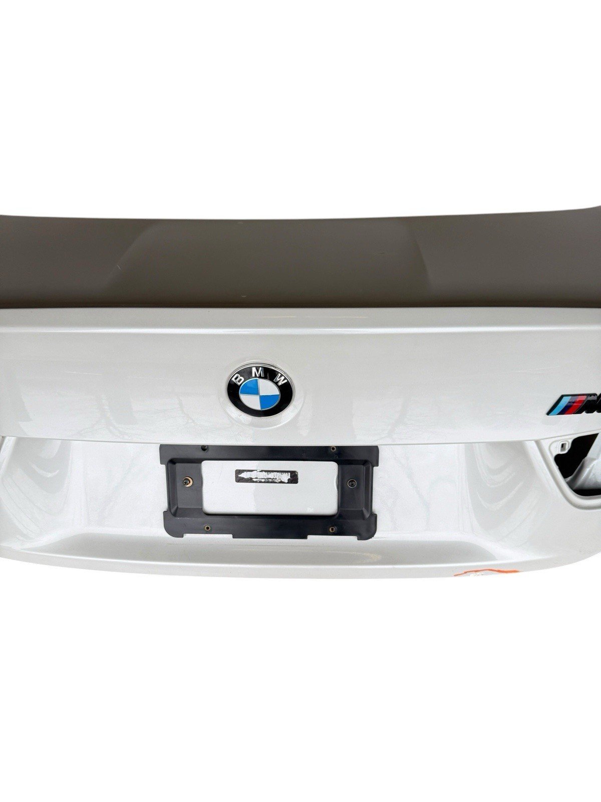 2015-2020 BMW M4 Coupe Rear Trunk Lid Hatch Cover Panel White OEM *Damage*