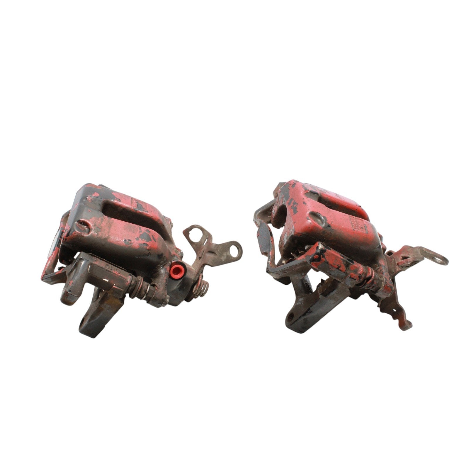 2008-2015 MK2 Audi TTS TTRS Rear Brake Caliper Pair Left Right OEM *painted red*