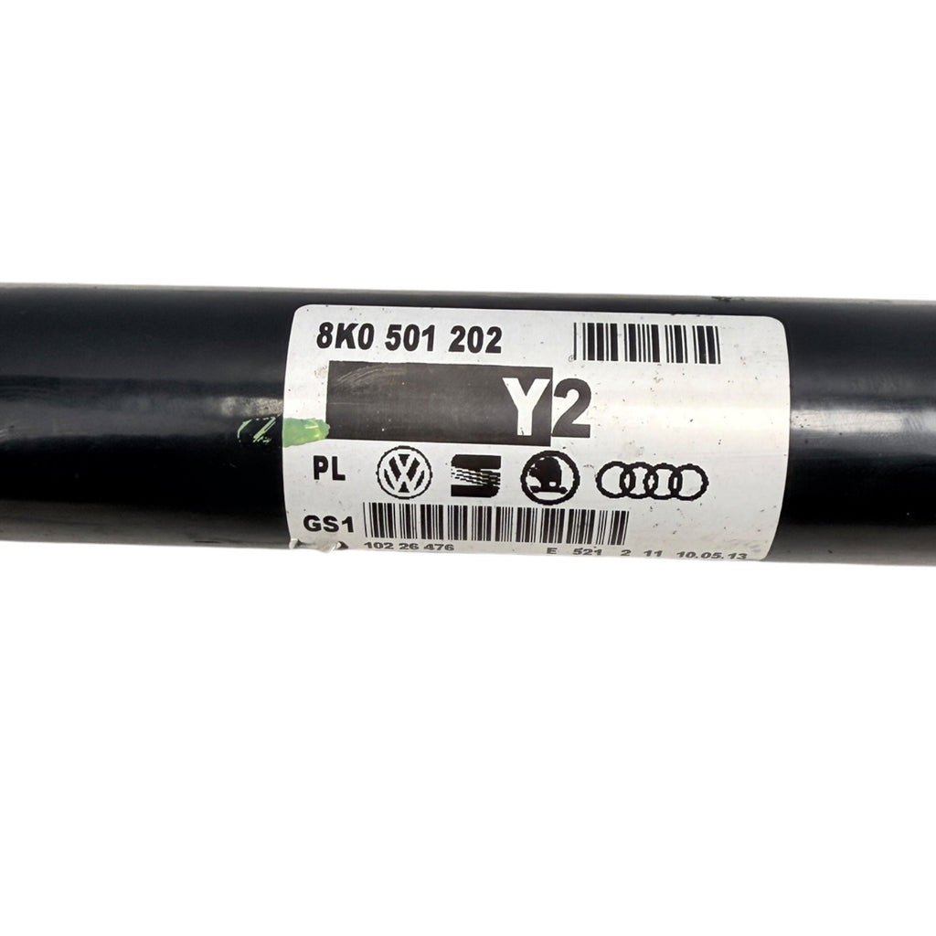 2011-2017 AUDI S4 S5 RS5 REAR CV AXLE SHAFT RH PASSENGER SIDE 8K0501202
