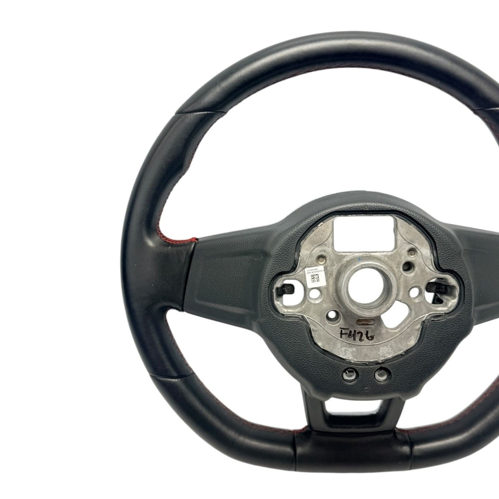 2015-2021 Volkswagen GTI Black Leather Steering Wheel W/ Control Switch OEM