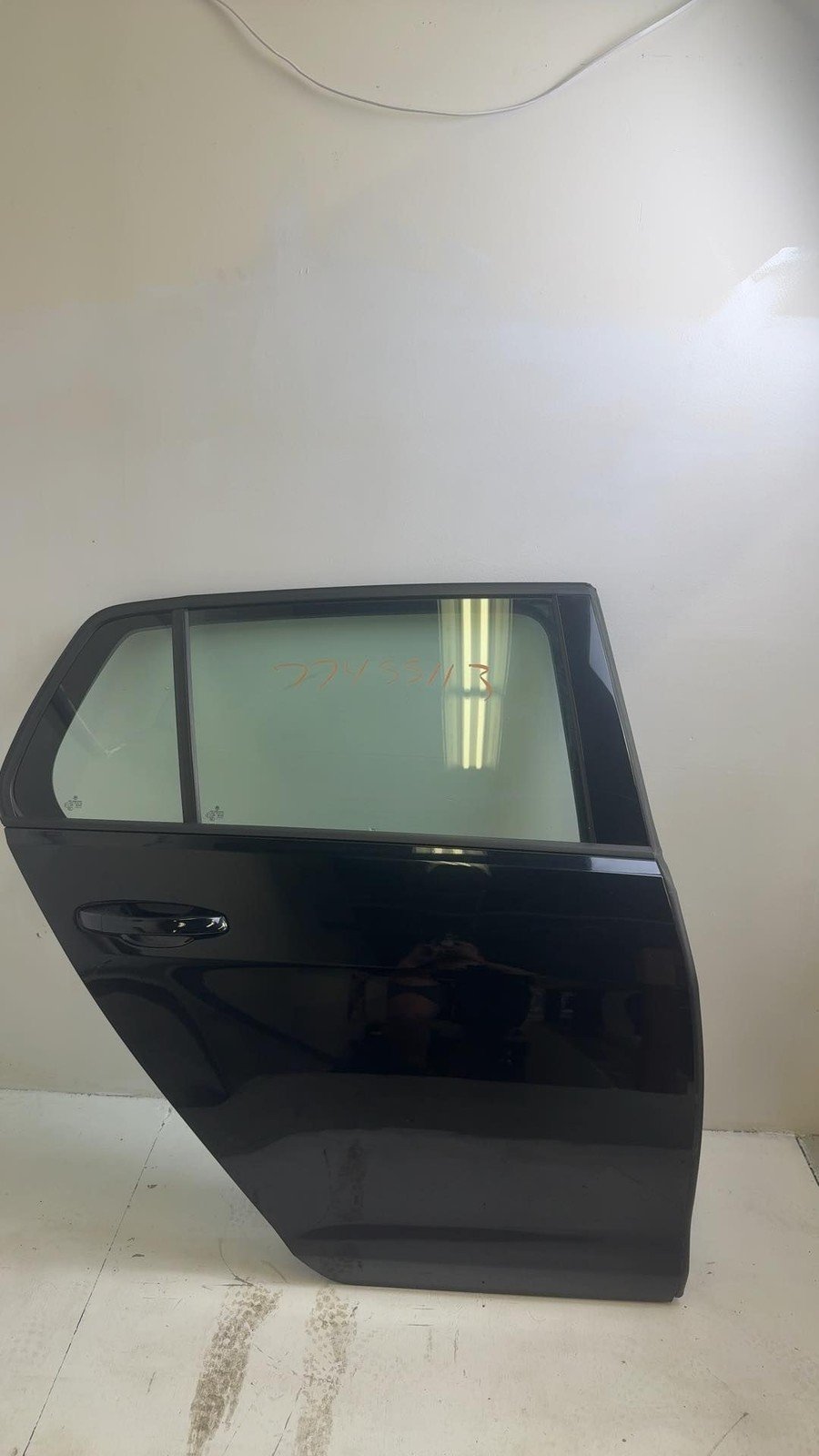 MK7 VW GTI Golf R Rear Right Door Shell Passenger Side Black Pearl Oem 2015-2021