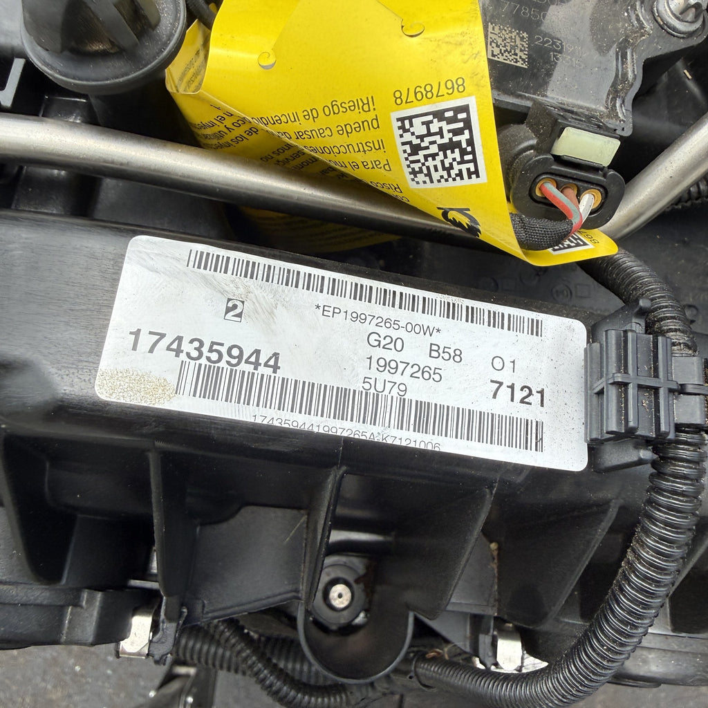 2020 BMW M340i G20 RWD 3.0 B58 Engine Motor Assembly 65k MIles