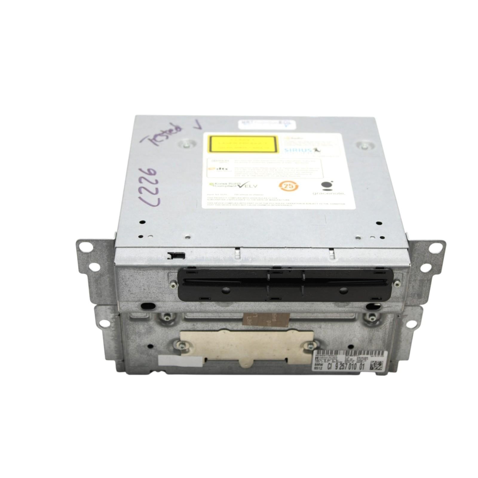 BMW F01 F10 F12 Navigation Unit CD Player Reciever AM FM Radio System OEM