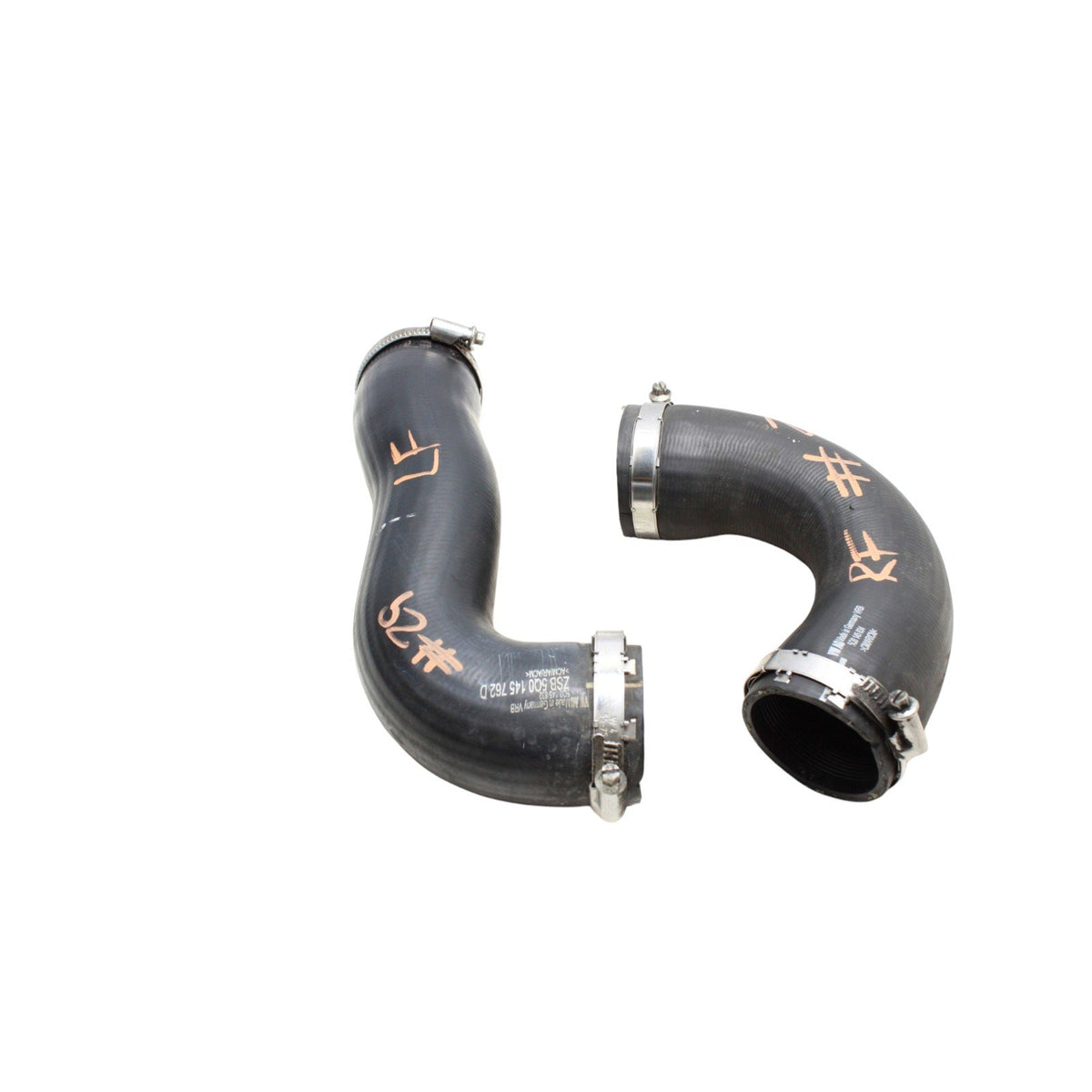 2015-2020 Audi A3 S3 VW Golf R GTI Intercooler Hose Set 5Q0145834 5Q0145762D OEM