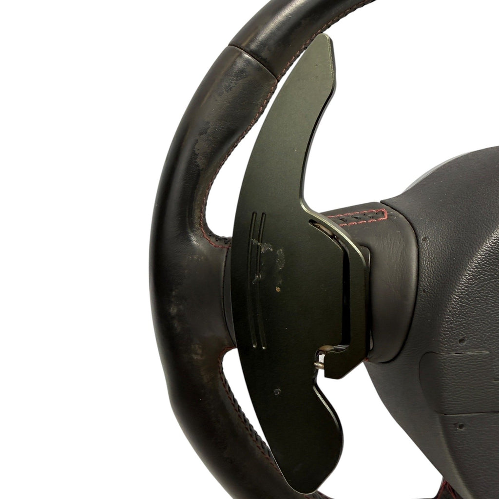2008-2015 MK2 Audi TTS OEM Steering Wheel Black Flat Bottom Paddle Shifters