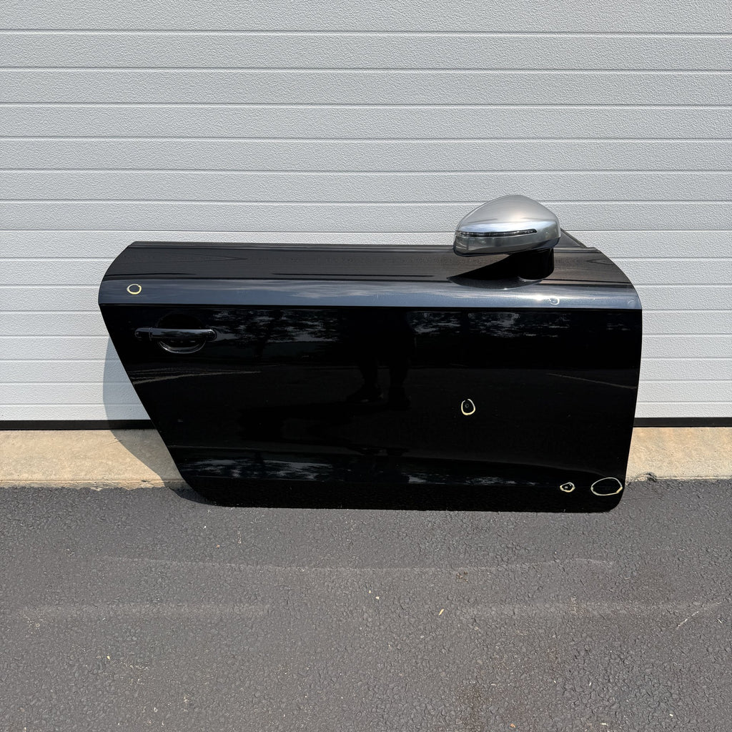 08-15 Audi 8J TT TTS Door Shell Right Passenger Side Black W Mirror 8J0831052A