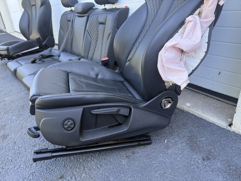 2017-2020 Audi S3 Front & Rear Seats - Airbag Deployed