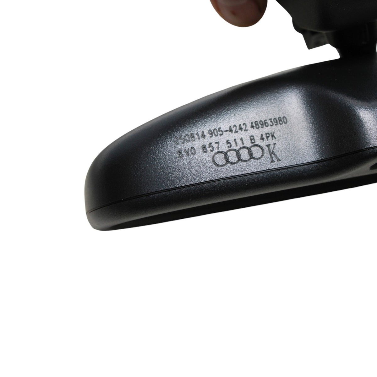 2015-2016 Audi S3 Interior Rear View Mirror Assembly Black OEM 8V0857511B