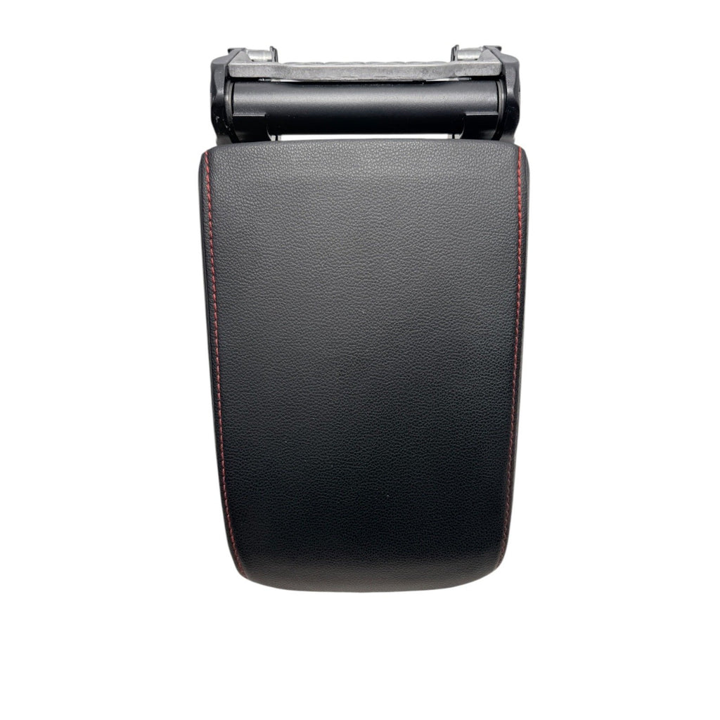 2015-2021 Volkswagen Golf R GTI Center Armrest Black w/Red Stitching