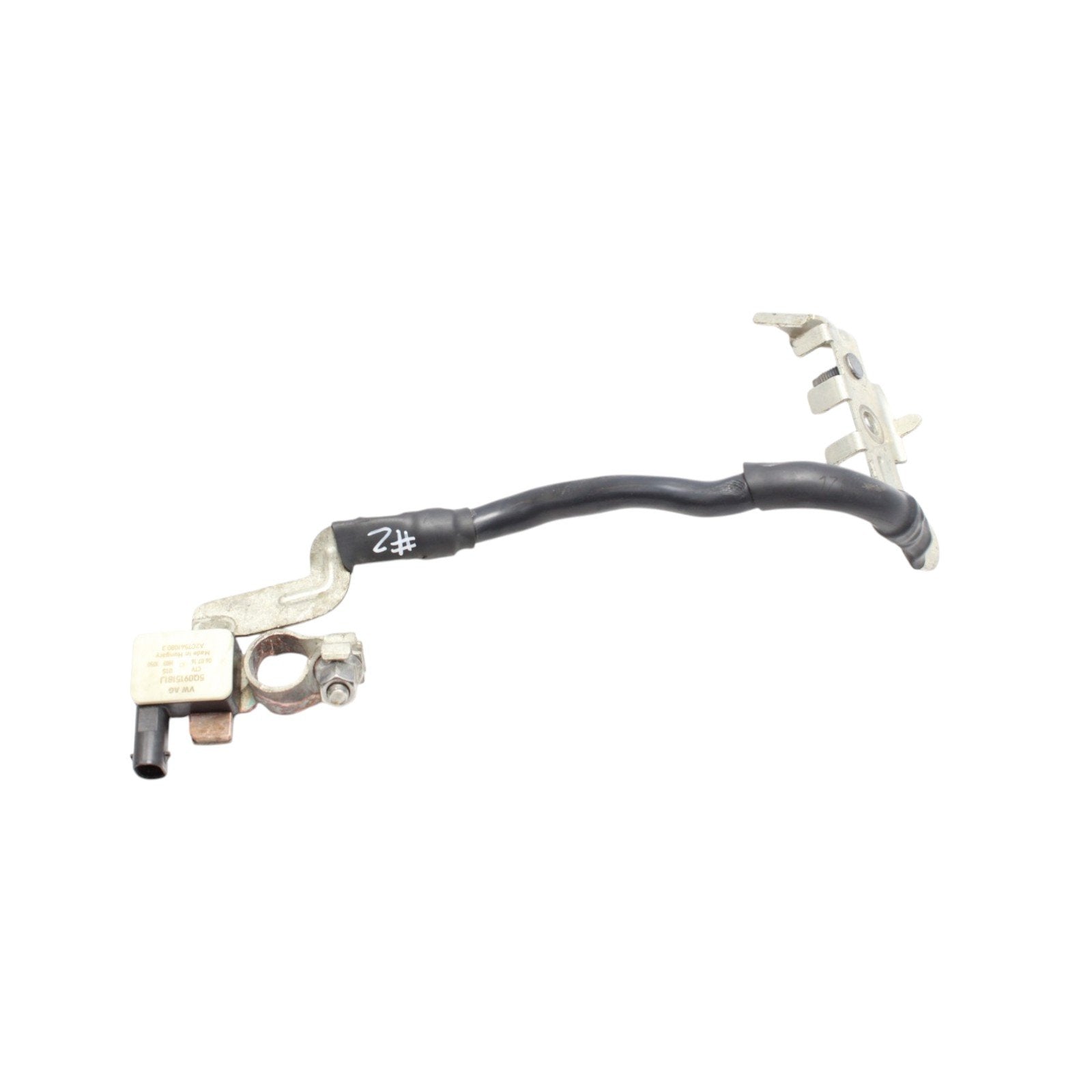 17-20 Audi A3 S3 Negative Battery Cable Ground Strap w Current Sensor 5Q0915181J