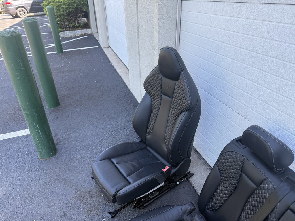 2017-2020 Audi S3 Front & Rear Seats - Airbag Deployed