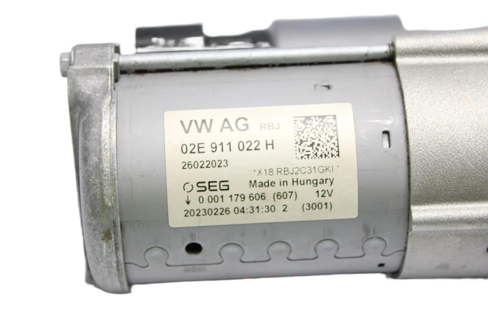 2022 - 2024 VOLKSWAGEN GOLF R GTI AUDI A3 S3 RS3 STARTER MOTOR OEM 02E911022H