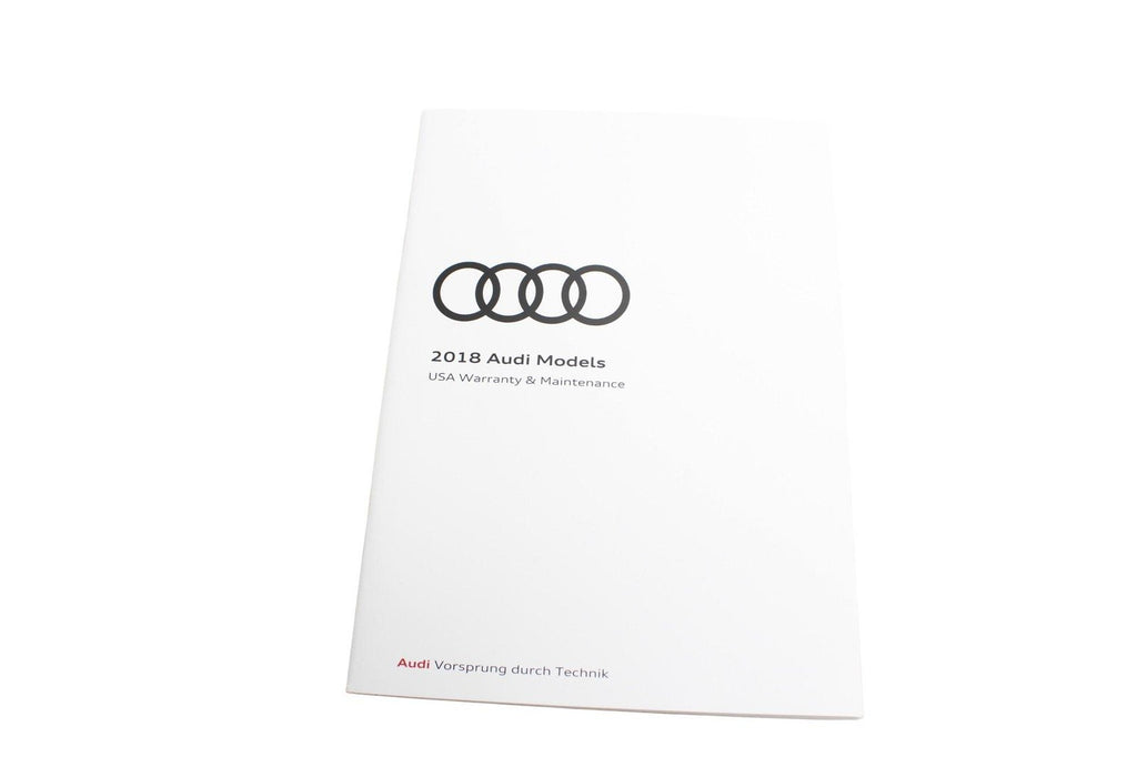 GENUINE AUDI A3 S3 2017 - 2020 OWNERS MANUAL HANDBOOK WALLET PACK