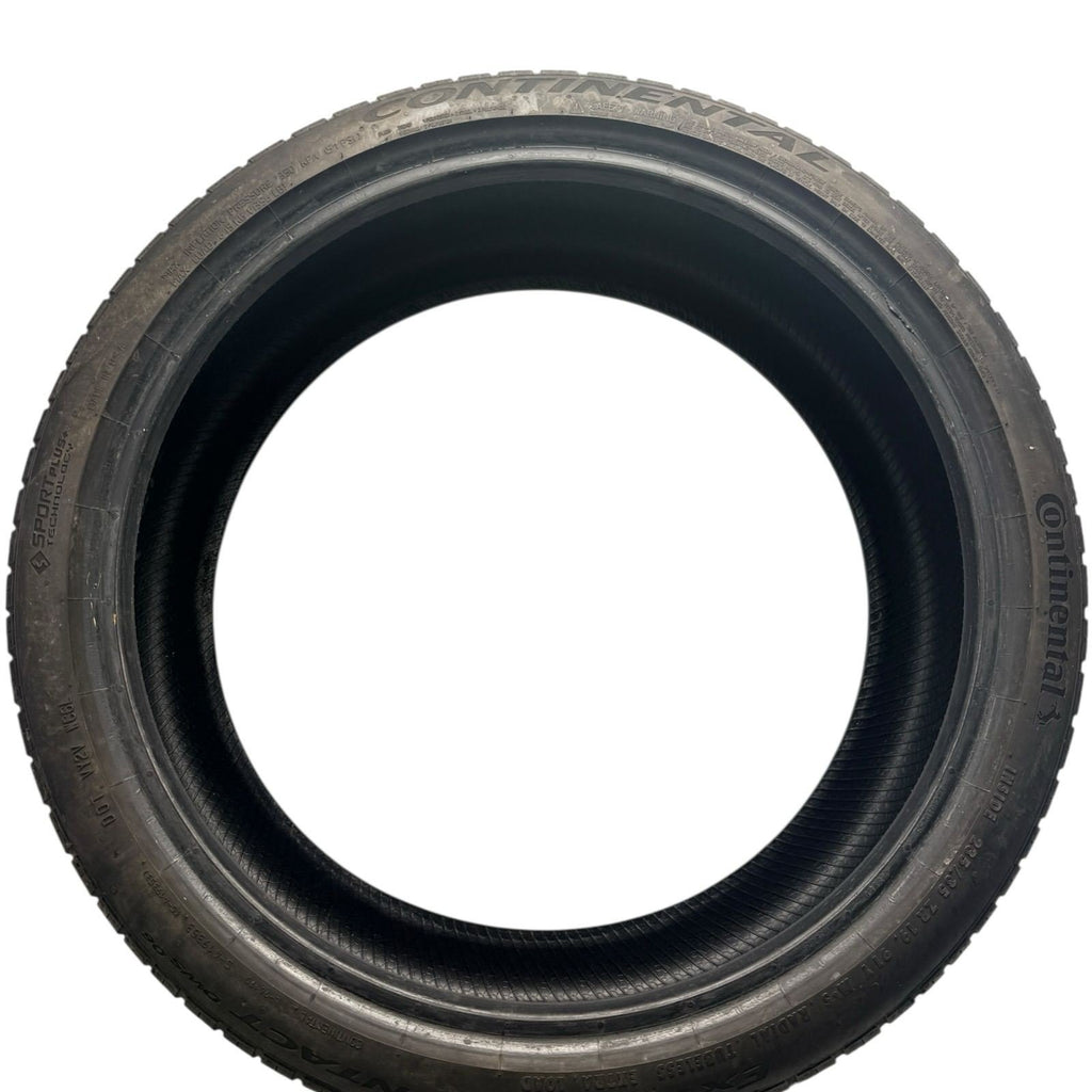 Used 235/35ZR19 Continental ExtremeContact DWS06 91Y 6/32 - 1 Tire