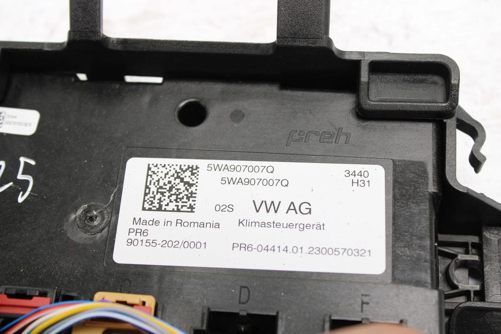 2022-2024 Volkswagen Golf GTI AC Air Conditioning Control Module -- 5WA907007Q