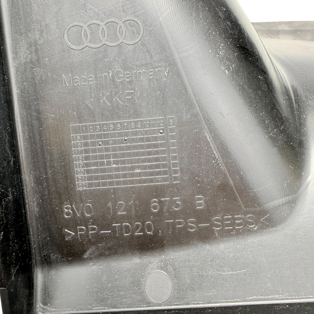 Audi A3 8V S3 Left Side Auxiliary Cooling Air Duct 8V0121673B OEM
