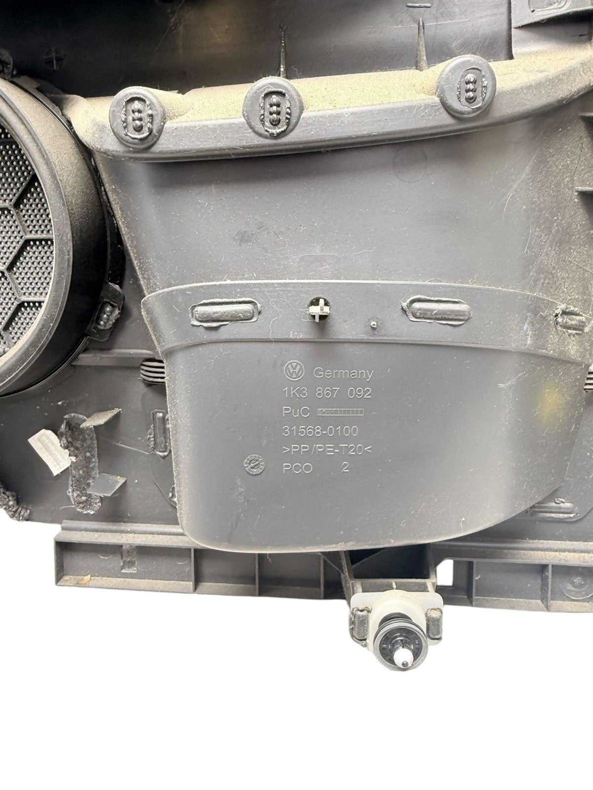 06-09 VW R32 Gti 2-dr Rear Right Interior Quarter Trim Panel RH 1K3867044
