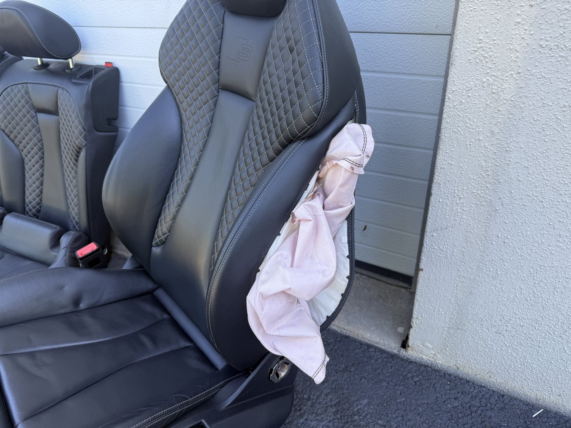 2017-2020 Audi S3 Front & Rear Seats - Airbag Deployed