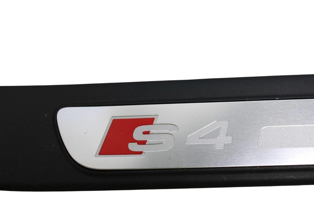 09-16 AUDI A4 S4 REAR LEFT/RIGHT S4 DOOR SILL PANEL SCUFF PLATE PAIR *broke tab*