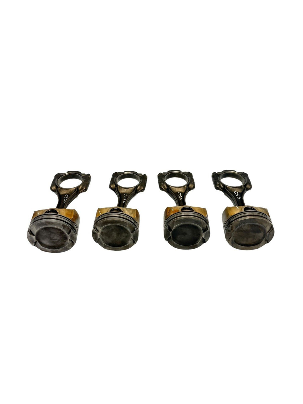 09-14 BMW 550i 750i X5 X6 (F01 F10 E70 E71) 4.4L N63 Pistons & Rods OEM Set of 4