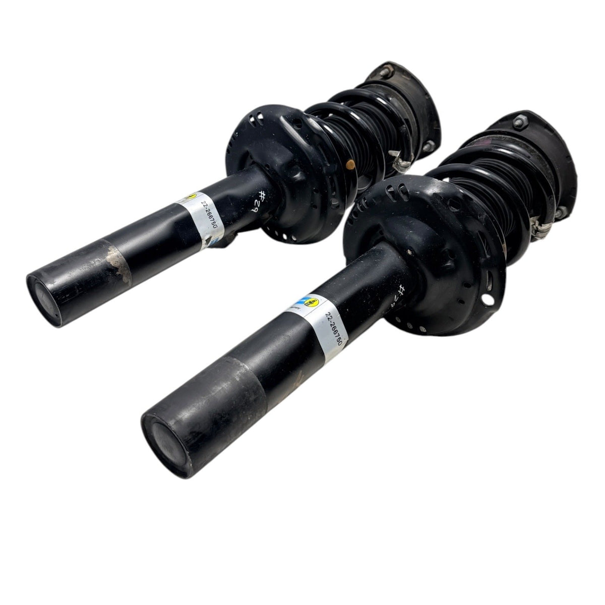 2015-2020 Audi A3 S3 Volkswagen Golf R GTI Front Shock Pair Bilstein 22-266750