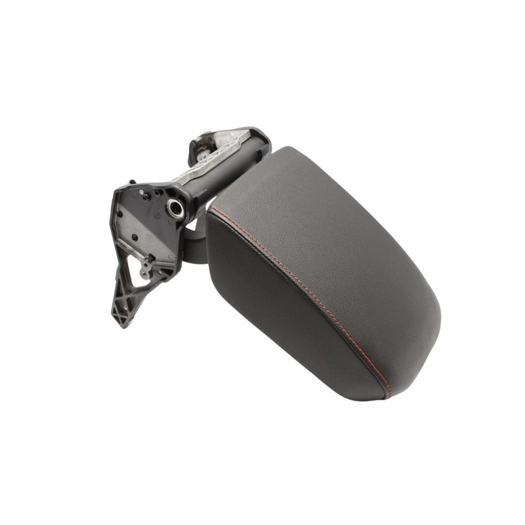 2015-2021 Volkswagen GTI Golf R Black Leather Center Console Arm Rest OEM