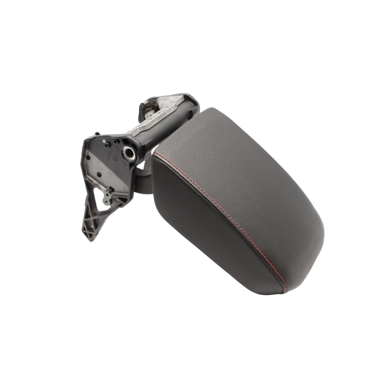 2015-2021 Volkswagen GTI Golf R Black Leather Center Console Arm Rest OEM