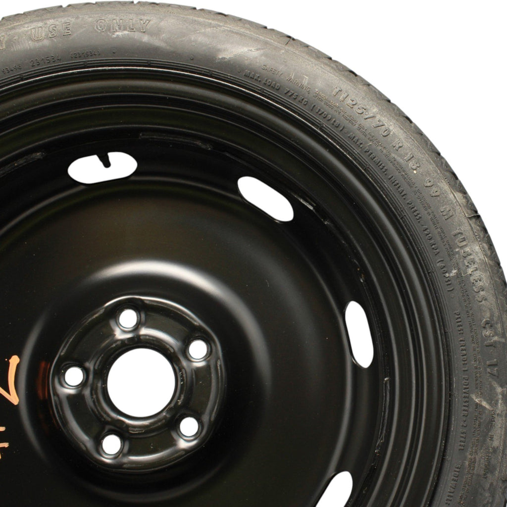 Audi A3 S3 VW GOLF R GTI Spare Tire Compact Donut Wheel T125/70R18 OEM