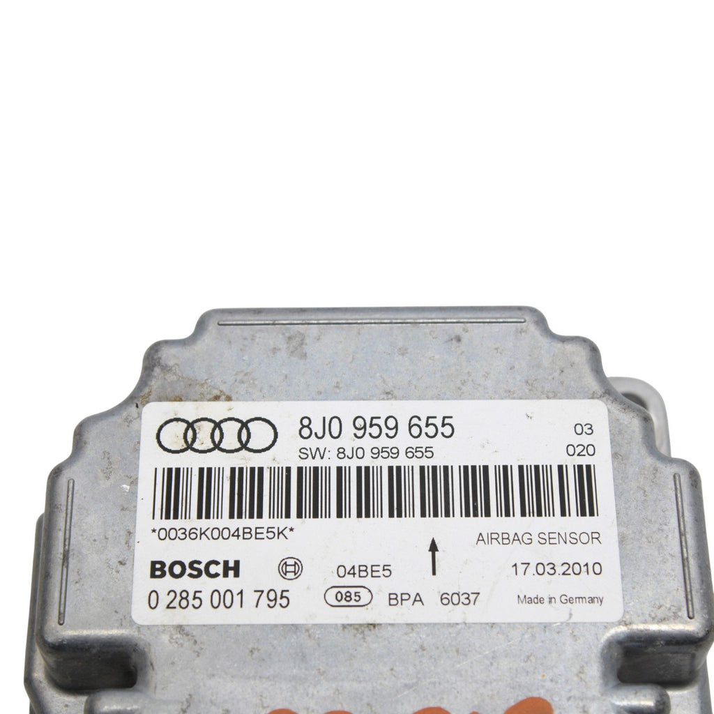 2009-2015 Audi TT TTS TTRS SRS Computer Control Module Unit 8J0959655 *No Codes