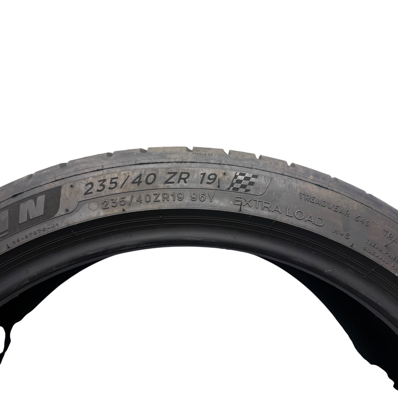 Michelin Pilot Sport All Season 4 235/40ZR19 96Y Used 9/32nds