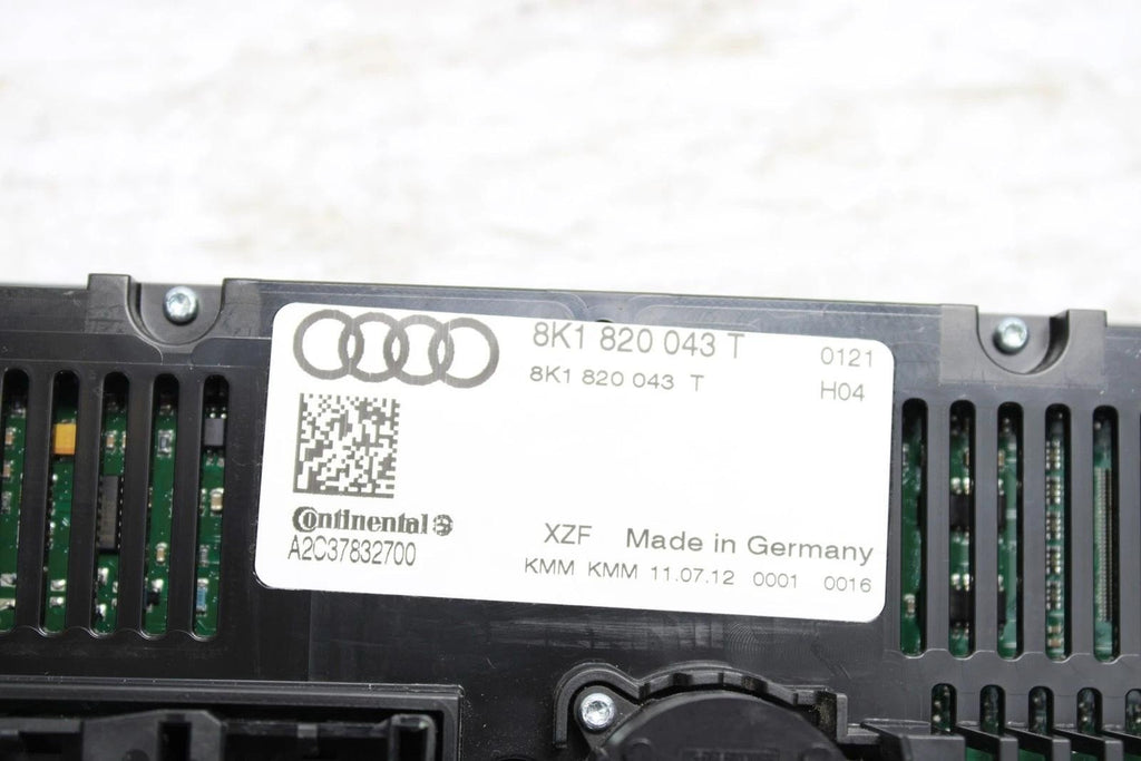 2013-2017 Audi A4 A5 S4 Q5 SQ5 S5 RS5 AC Heater Temperature Climate Control