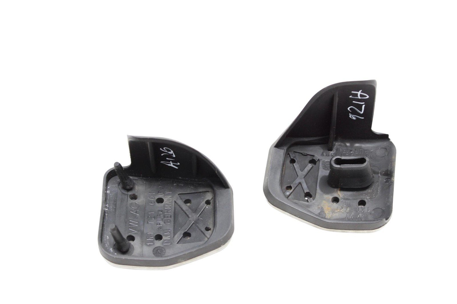 2012 - 2013 VW GOLF R Aluminum Pedal Set Gas Brake Clutch Footrest *BROKEN TAB*