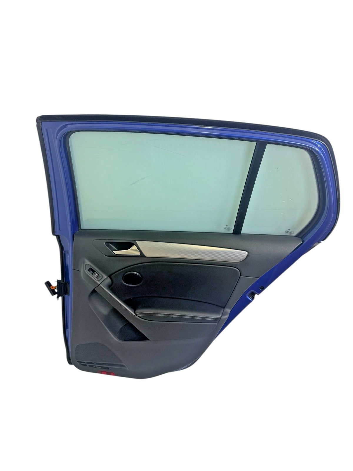 2010 - 2014 VOLKSWAGEN GOLF R GTI RIGHT REAR DOOR ASSEMBLY BLUE METALLIC LR5Z